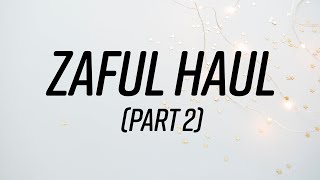 ZAFUL TRY ON HAUL 2019 pt 2  Kaylee Sulz [upl. by Hurd]