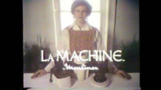 1977 Moulinex La Machine Food Processor quotIt chops and grinds slices and shredsquot TV Commercial [upl. by Ytsrik]