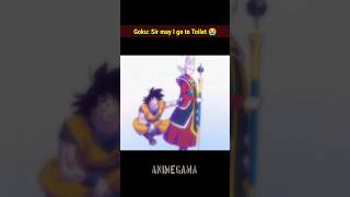 Goku asking Whis for Toilet Animegama Hindi [upl. by Converse18]