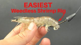 The Easiest Way To Make A Weedless Shrimp Rig [upl. by Boccaj619]