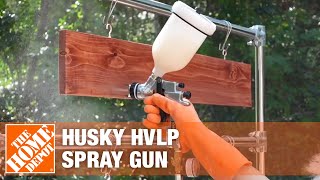 HVLP Paint Spray Gun  The Home Depot [upl. by Haletta129]