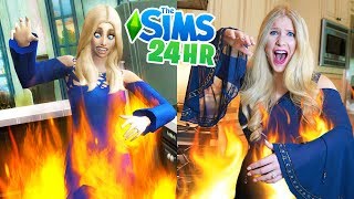 LIVING Like MY SIM For 24 HOURS  Challenge [upl. by Oruhtra5]