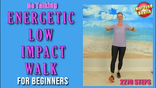 ENERGETIC WALK at HOME Workout  20 Minute LOW IMPACT Workout [upl. by Saval]