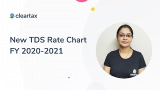 TDS rates FY 202021  New TDS Rate Chart  Threshold Limit  Relaxation  Residents amp Non Residents [upl. by Dell]