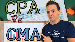 CPA vs CMA Certificate  What Are The Differences and How To Choose [upl. by Llenad]