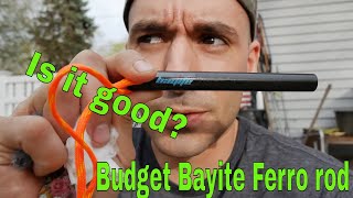 Bayite Ferro Rod Review [upl. by Manwell]