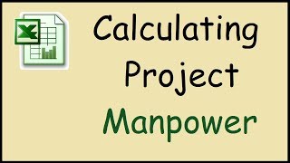 How to calculate manpower required for a project in Excel [upl. by Onafets]