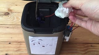 Smart Dustbin  Sound Controlled Dustbin  Arduino Project [upl. by Yahc589]