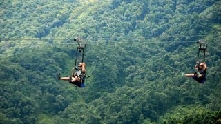 Worlds most extreme zipline  ZipFlyer Nepal [upl. by Schluter]