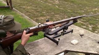 Shooting Dreyse Württemberg M5767 with fixed bayonet [upl. by Diane]