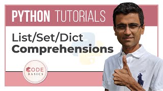 Python Tutorial  23 List Set Dict Comprehensions [upl. by Gowrie888]