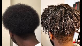 The BEST Curly Hair Tutorial  Afro to Curls  Type 4 [upl. by Quentin]