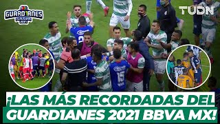 ¡SE DIERON CON TODO Las peleas más recordadas del Guard1anes 2021 BBVA MX  TUDN [upl. by Nelhsa]