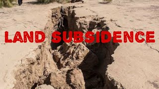 What is land subsidence [upl. by Name]