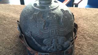 WW1 German Prussian Pickelhaube  Herts at War [upl. by Apollo]