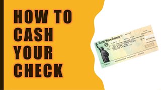 How to cash a check [upl. by Shumway651]