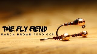 March Brown Perdigon Fly Tying Tutorial  The Fly Fiend [upl. by Idnerb]