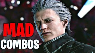 Devil May Cry 5 Special Edition Vergil Combos Mad [upl. by Keelia377]