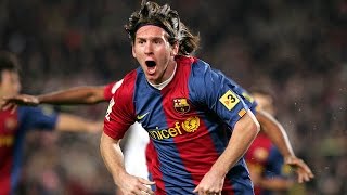 Lionel Messi first Hattrick ● FC Barcelona vs Real Madrid ● 10307 [upl. by Grote]