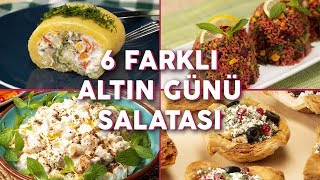 Tarifini Kimseye Vermek İstemeyeceğiniz 6 Farklı Altın Günü Salatası  Salata Tarifleri [upl. by Reseda]