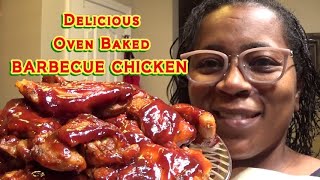 Barbecue Chicken  Oven Baked  Easy Recipe [upl. by On]