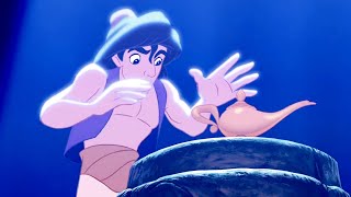 Aladdin 1992  quotAladdin Obtains the Lampquot Clip HD [upl. by Eytteb398]