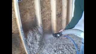 Truth About Blown In Insulation  Wet Application [upl. by Allehcim]