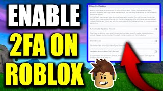 How To Enable 2FA On Roblox  Easy Guide [upl. by Riaj]