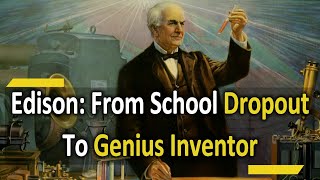 Thomas Alva Edison From School Dropout To Genius Inventor Of Light Bulb  Motivational Biography [upl. by Duwad]