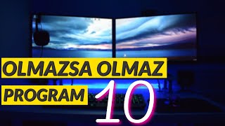 HER BİLGİSAYARDA MUTLAKA OLMASI GEREKEN 𝟭𝟬 𝗣𝗥𝗢𝗚𝗥𝗔𝗠 ÜCRETSİZ [upl. by Yerffoj151]