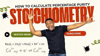 Chemistry  Stoichiometry  How to calculate percentage purity [upl. by Trumaine98]