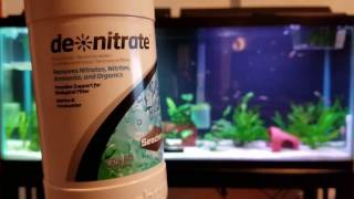 how to remove Nitrates from freshwater aquarium with seachem de nitrate [upl. by Innattirb]