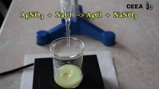 TITRATION OF CHLORIDE IONS WITH SILVER NITRATE [upl. by Ethban15]