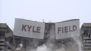 Kyle Field Implosion [upl. by Lleuqram]