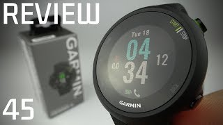 Garmin Forerunner 45 Review amp Unboxing  24 Hour Review [upl. by Burck734]