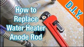 How To Replace Water Heater Anode Step By Step [upl. by Anesusa792]