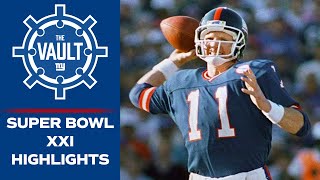 Phil Simms Leads Giants to Super Bowl XXI Victory vs Broncos  New York Giants Highlights [upl. by Bathsheb]