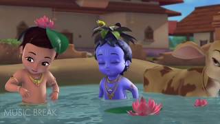 Little Krishna  Aayo Natkhat Nandlal Song [upl. by Oicirbaf]