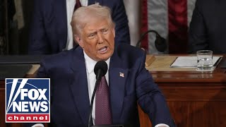 WATCH Trump makes joint address to Congress Democrats respond [upl. by Novehs]