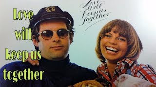 Captain amp Tennille  Love will Keep us Together LYRICS [upl. by Lane]