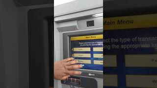 How to Deposit Cash in the ATM machine [upl. by Nemracledairam]