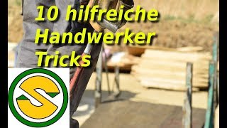 10 hilfreiche Handwerker Tricks [upl. by Aihsit]