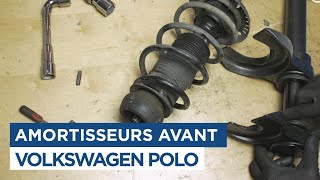 Changer les amortisseurs avant  Volkswagen Polo 5 [upl. by Senalda]