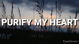 PURIFY MY HEART  Praise amp Worship Song lyric video [upl. by Juliane]