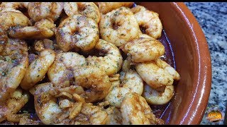 GAMBAS al Pil Pil CAMARONES [upl. by Brittne]