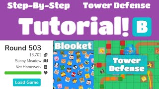 Blooket Tower Defense StepByStep To Rounds 100 [upl. by Mora]