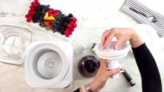 Cuisinart Fruit Scoop Demo ICE31 [upl. by Adnerb]