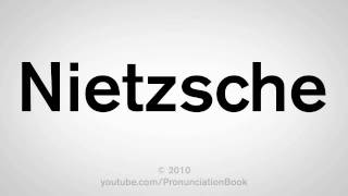 How To Pronounce Nietzsche [upl. by Magdalene]