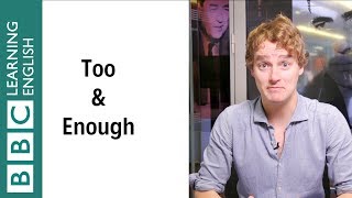 Too vs Enough  Whats the difference  English In A Minute [upl. by Walker]