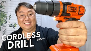 BLACKDECKER 20V MAX Cordless Drill Unboxing [upl. by Ysabel963]